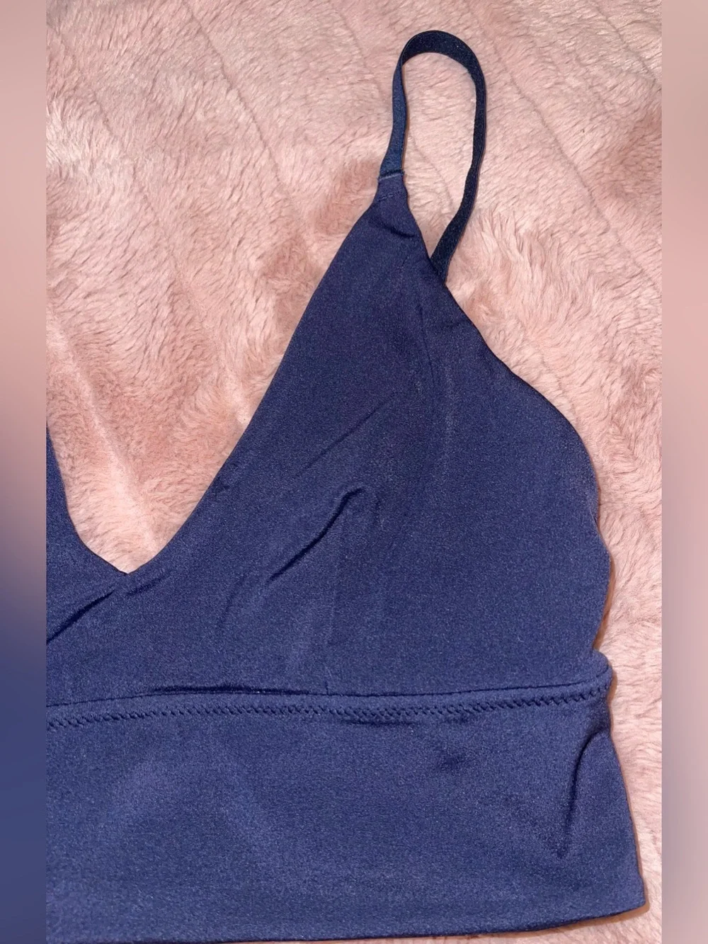 Aerie chill play move sports bra Medium Navy blue